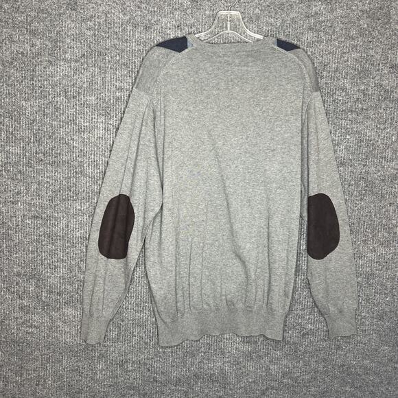 Geoffrey Beene Mens Pullover Argyle Sweater Size XL Pullover Preppy Cotton New - Picture 2 of 10